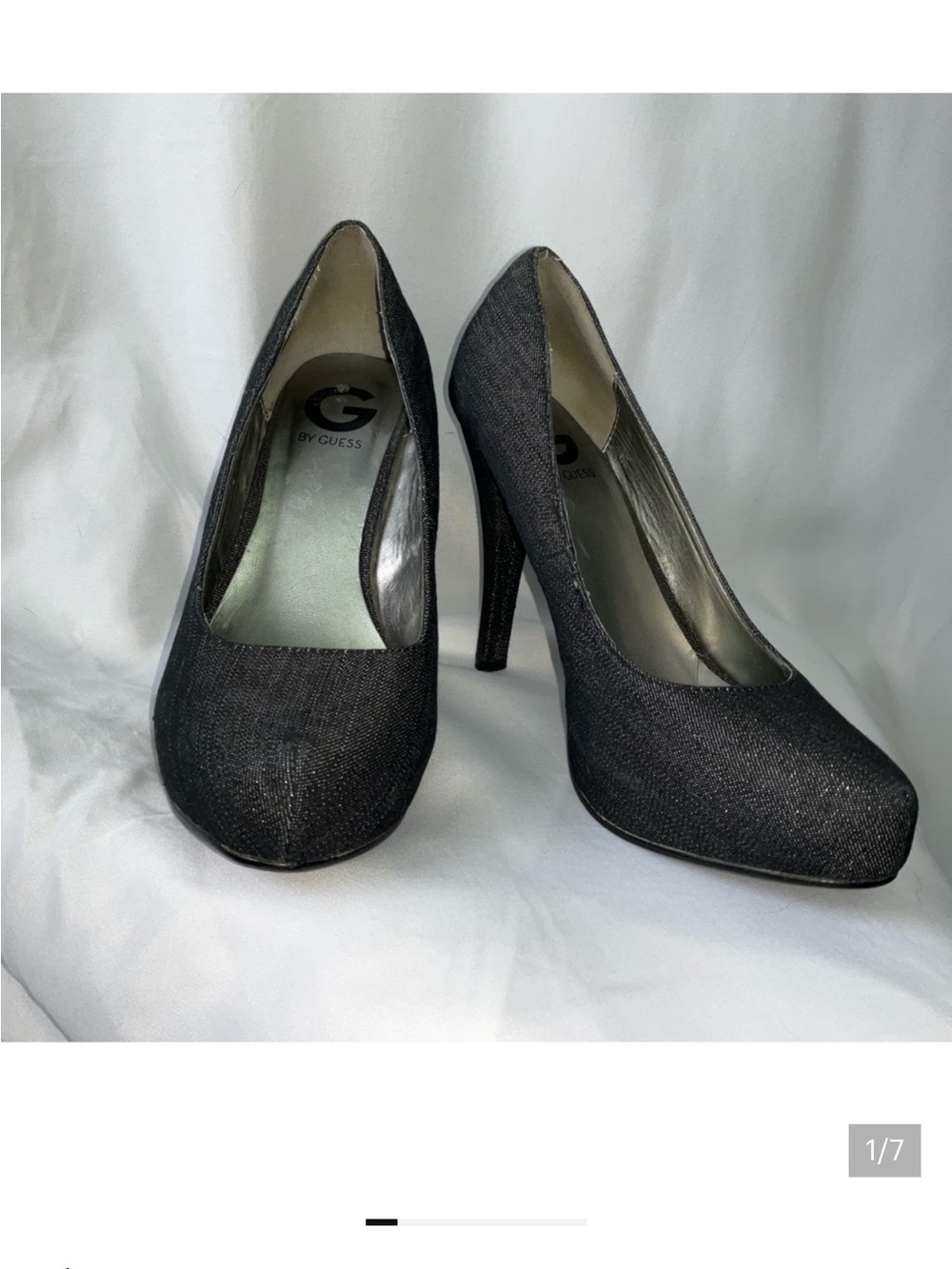 BUNDLE - G by Guess - Black Sparkle Platform Heels - Size 6